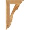 Ekena Millwork Olympic Traditional Rough Sawn Bracket w/ Offset Brace, Western Red Cedar, 6"W x 18"D x 30"H BKT0604X18X30OLY01RWR - alternate 3